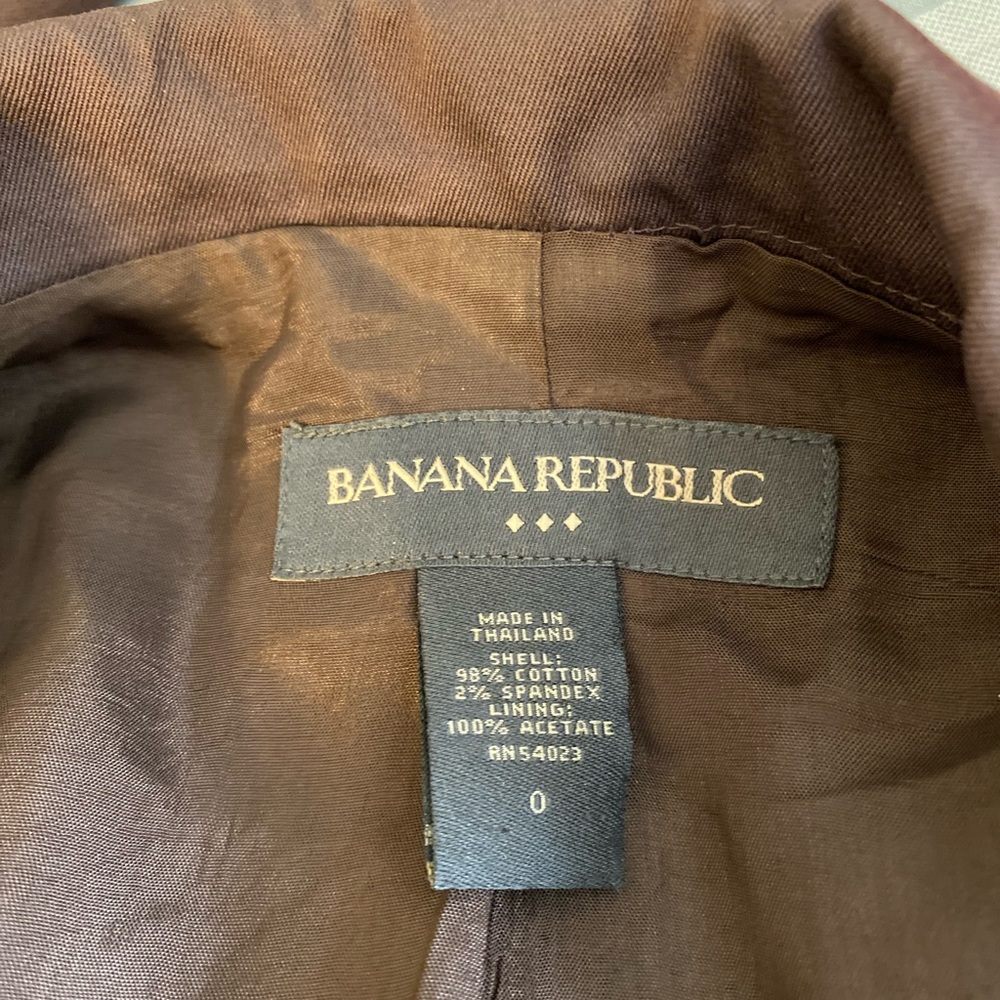 Banana Republic - Woman’s brown blazer, Size: 0 - Picture 6 of 7